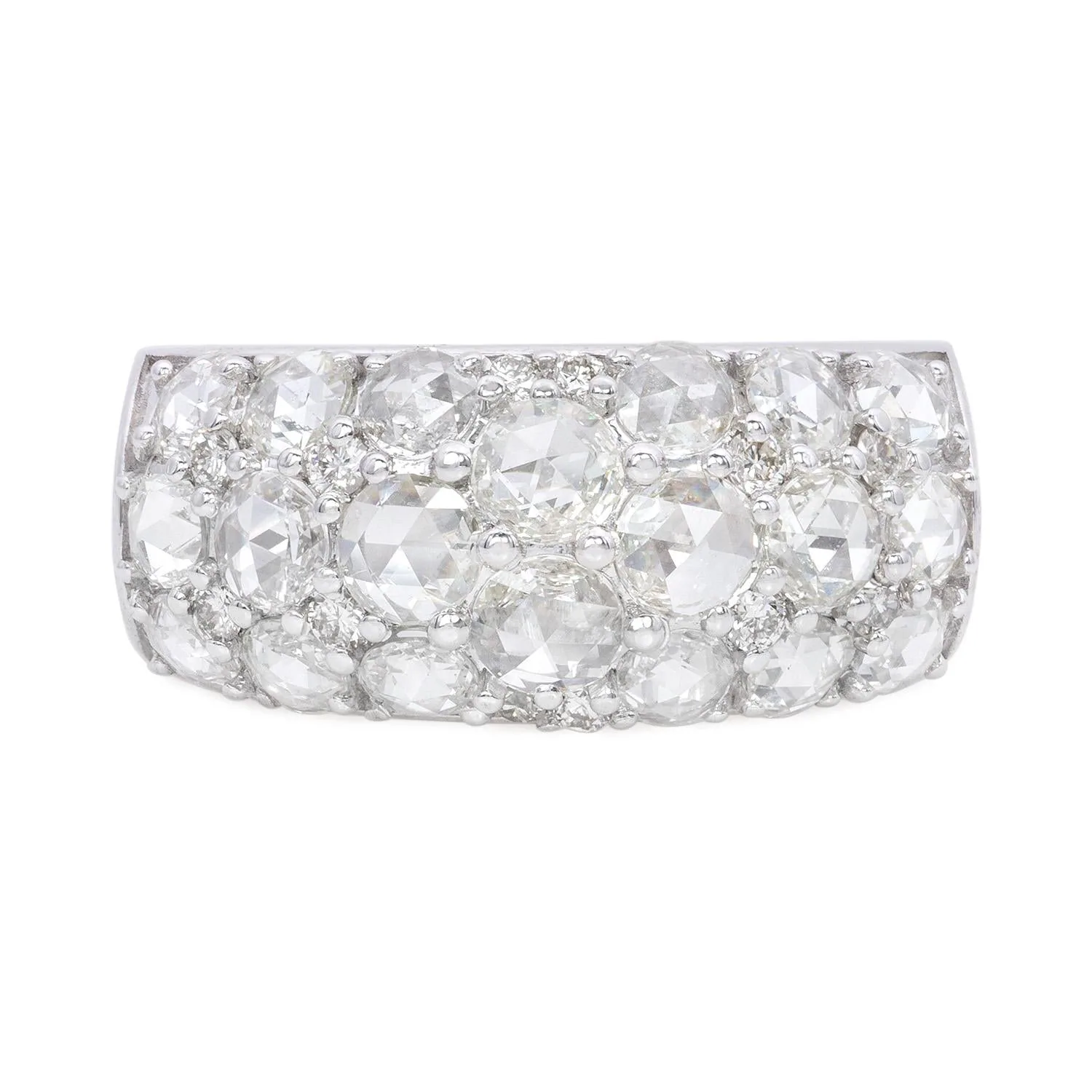 Aurelia Rose-Cut Diamond Ring, front view
