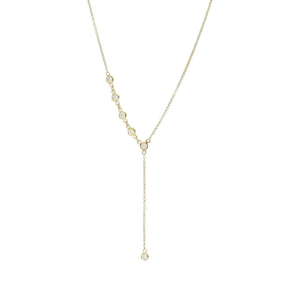 Vela Drop Necklace, front view
